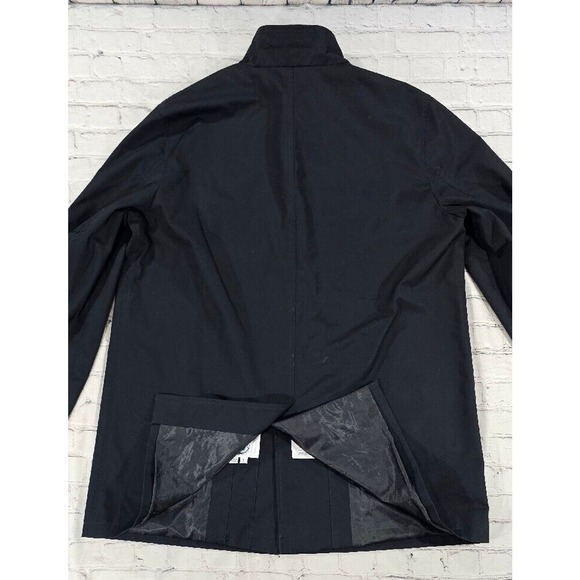 Murphy & Hartelius Uniforms Pilot Oeko-Tex Black Trench Coat MENS SIZE LARGE - Picture 13 of 13